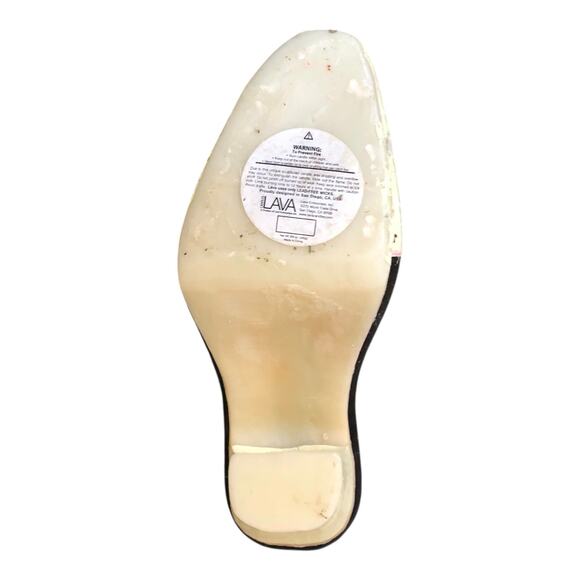 Lava Vintage Vogue Sculpted Shoe Scented Decorative Candle Lead-Free 10.6oz - Picture 5 of 14